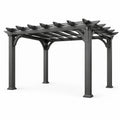 Aluminium Pergola, 3m x 3m, Anthrazit