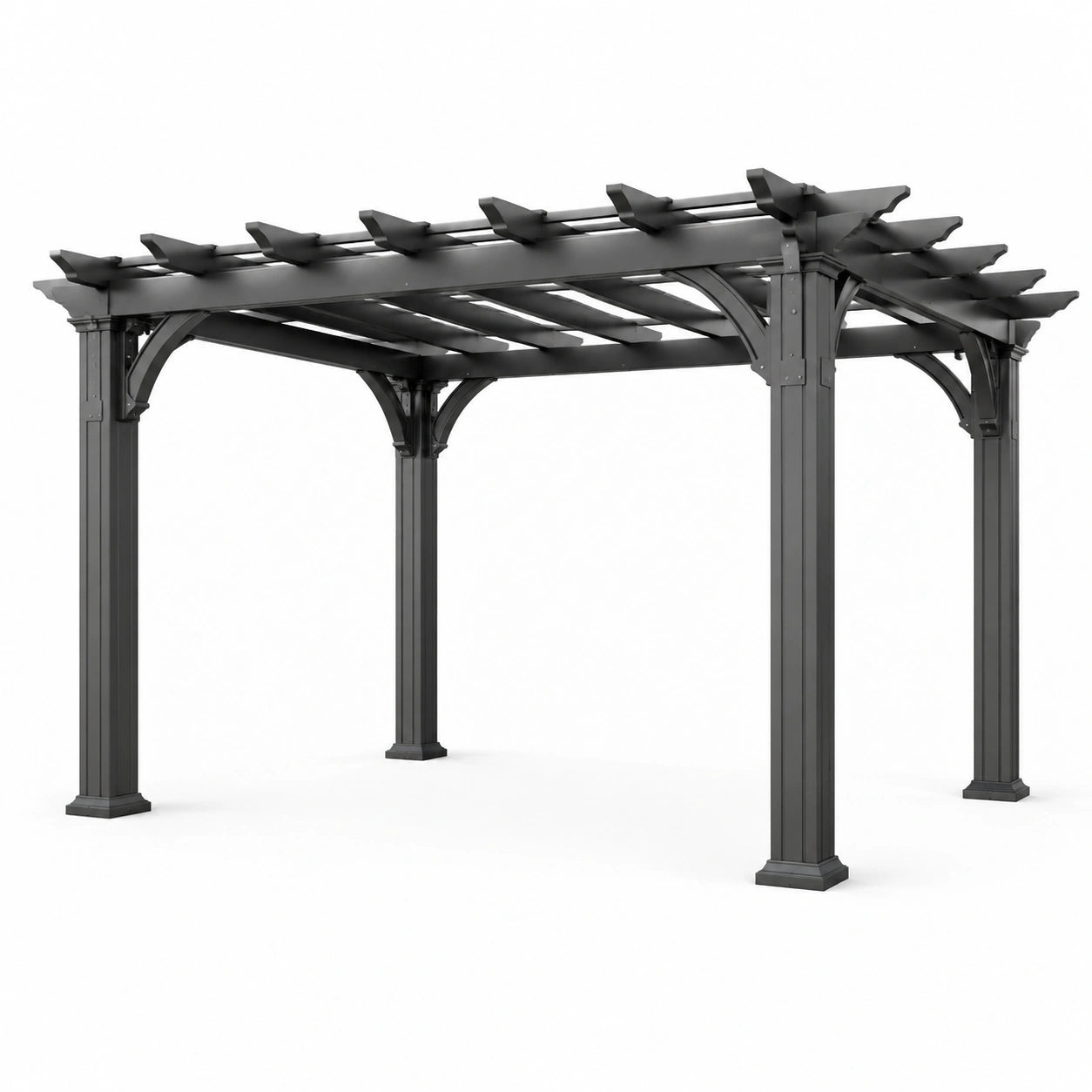 Aluminium Pergola, 3m x 3m, Anthrazit
